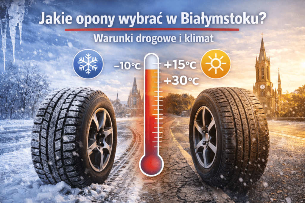 Klimat Białegostoku a wybór opon – zimowe i letnie warunki drogowe